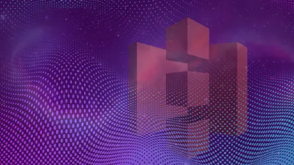 The S3 icon in a swirling galaxy